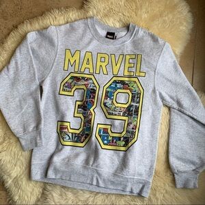 MARVEL Comic Book Printed Graphic Small S Crew Neck Sweatshirt